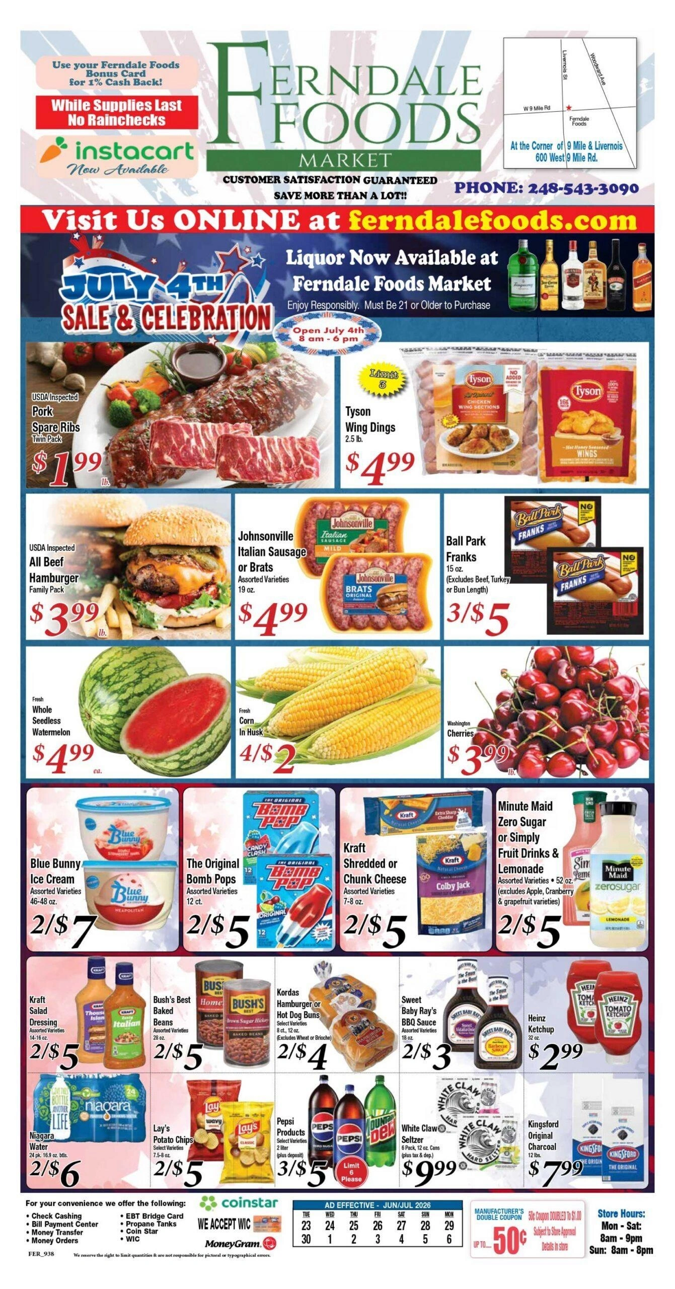 Ferndale Foods flyer page 1