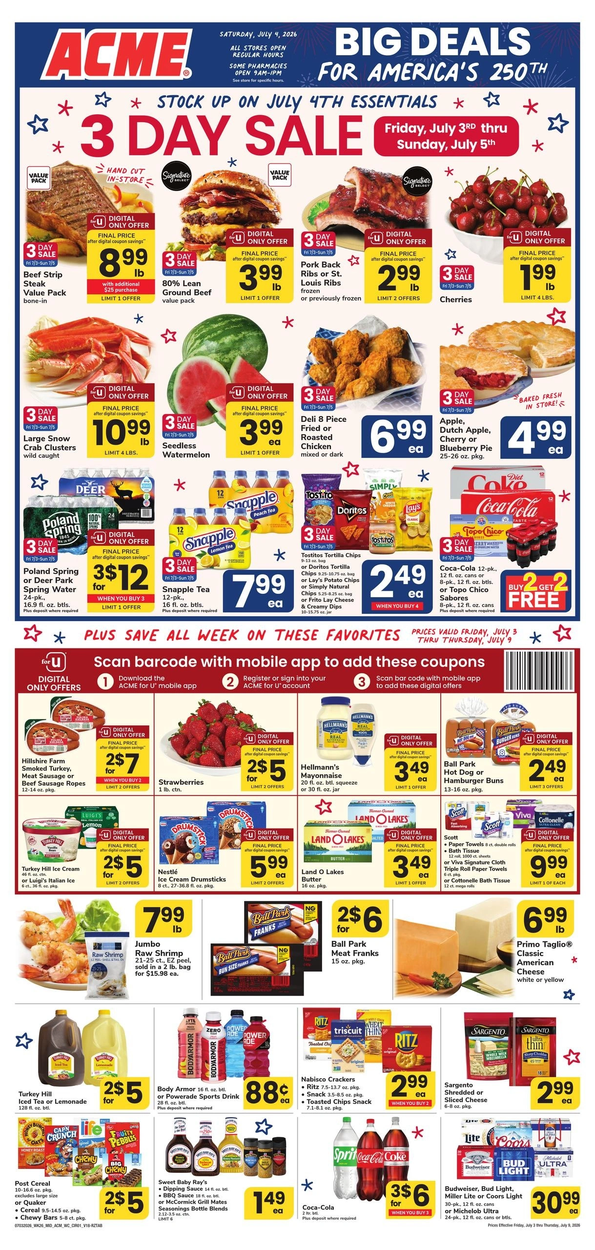 Acme Markets flyer page 1
