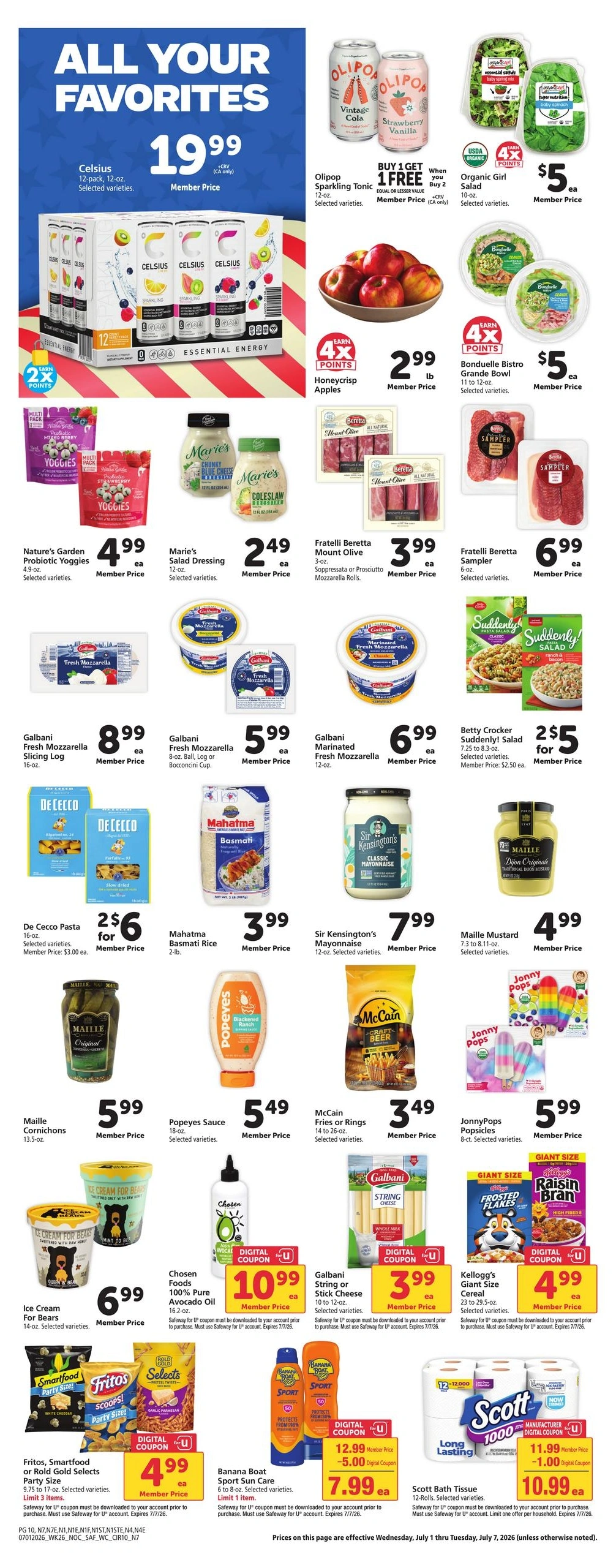 Safeway flyer page 10