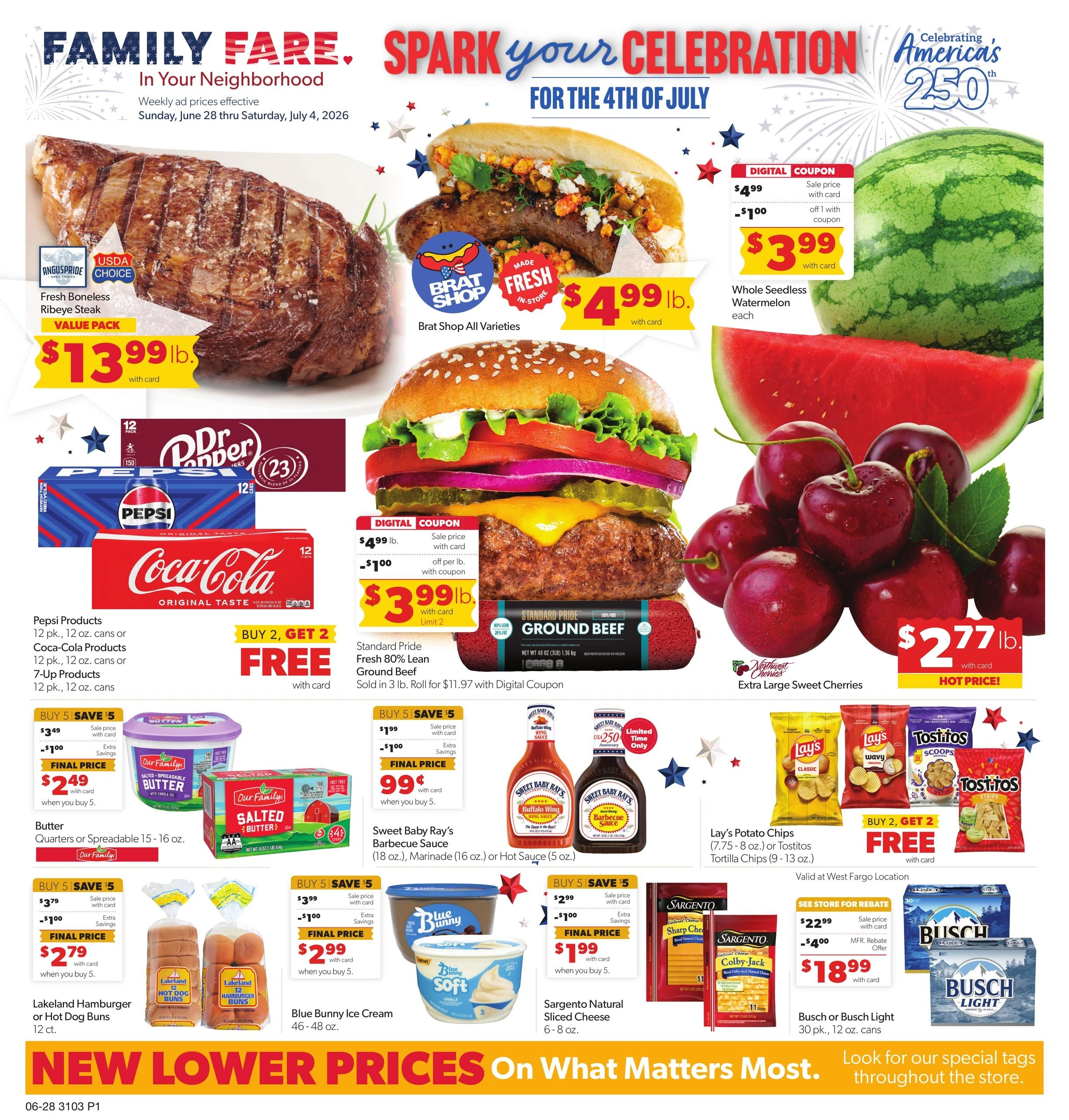 Family Fare flyer page 1