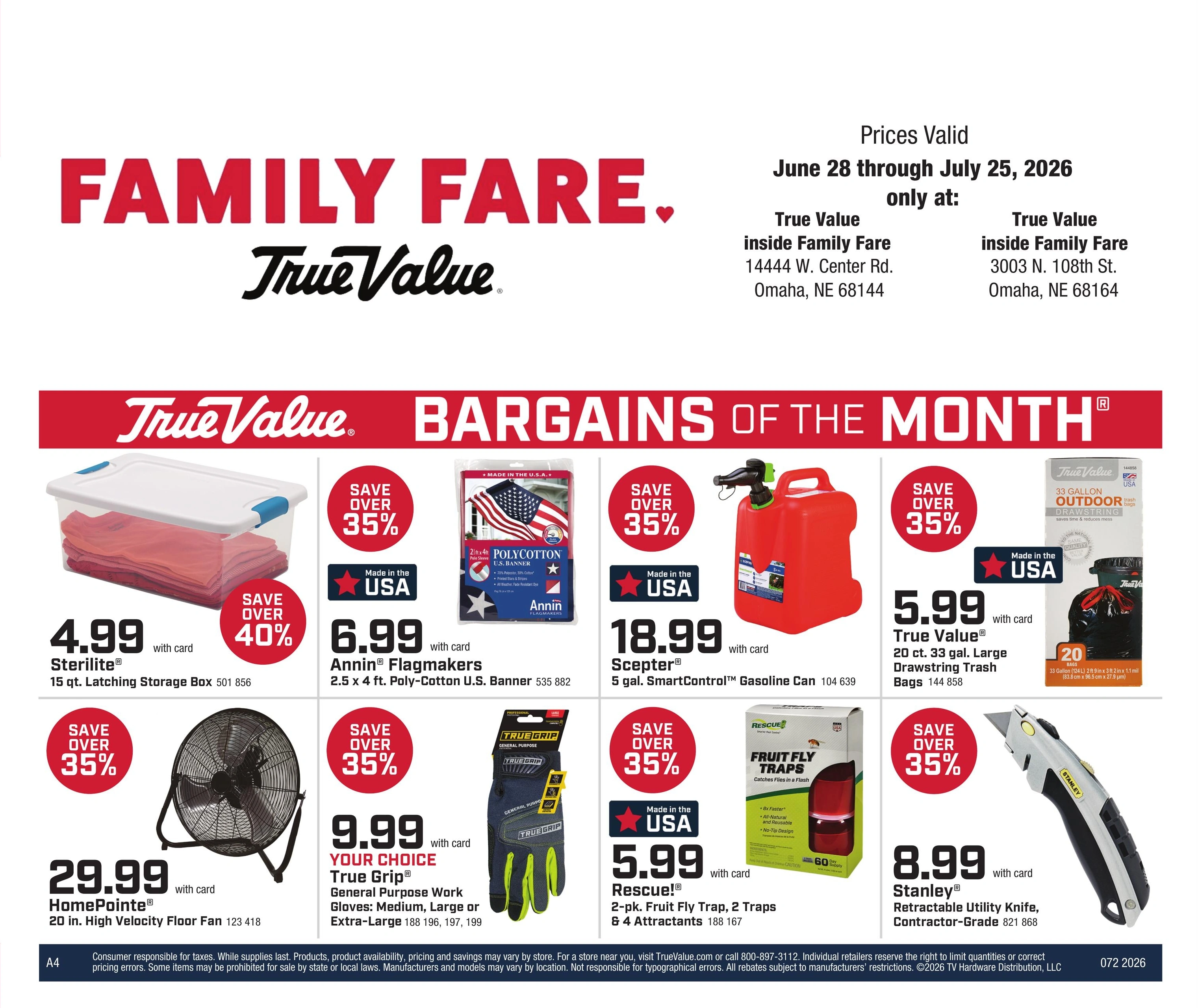 Family Fare flyer page 16