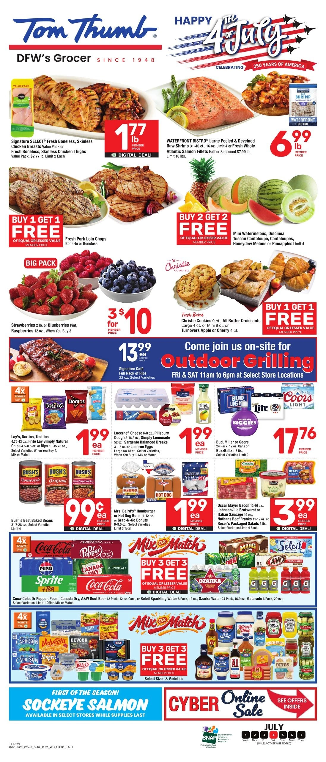 Tom Thumb flyer page 1