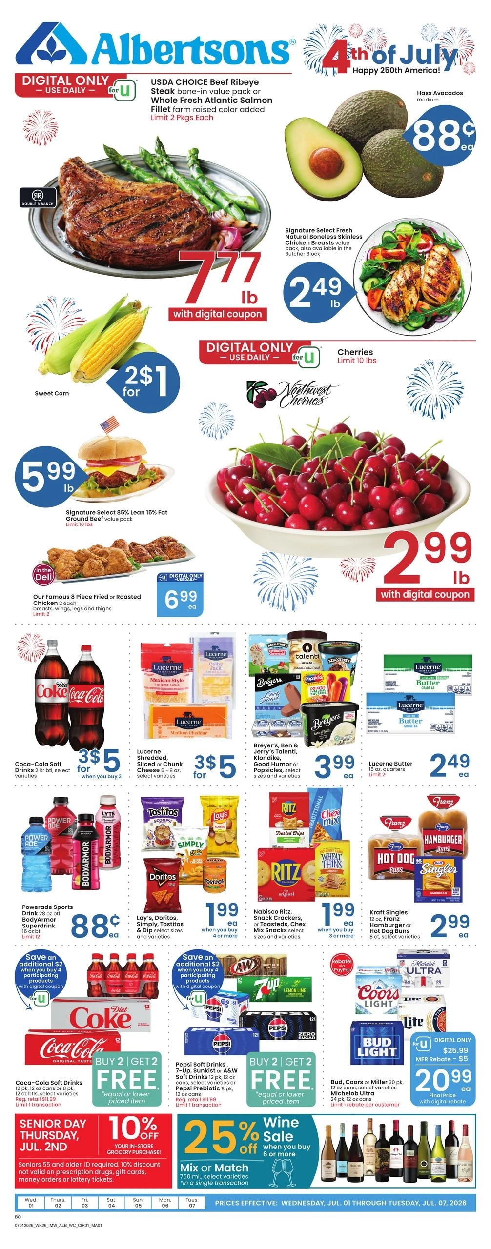 Albertsons flyer page 1