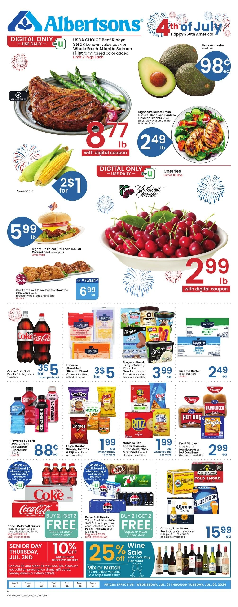 Albertsons flyer page 1