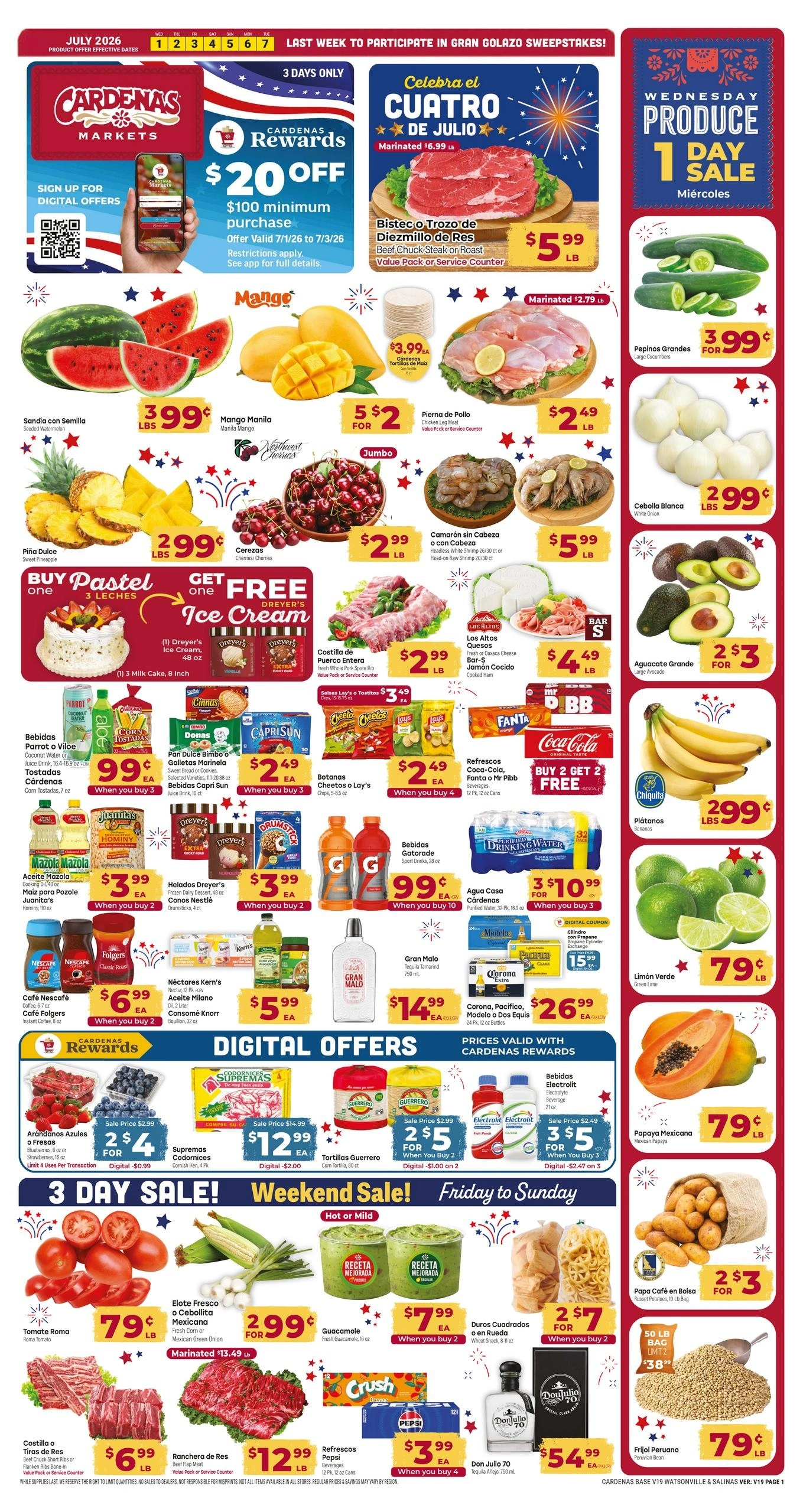 Cardenas Markets flyer page 1