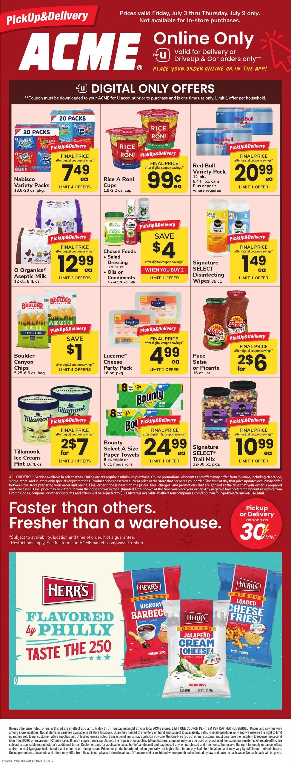 Acme Markets flyer page 1