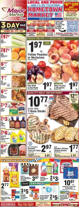 Major Market Grocery Indexed Weekly