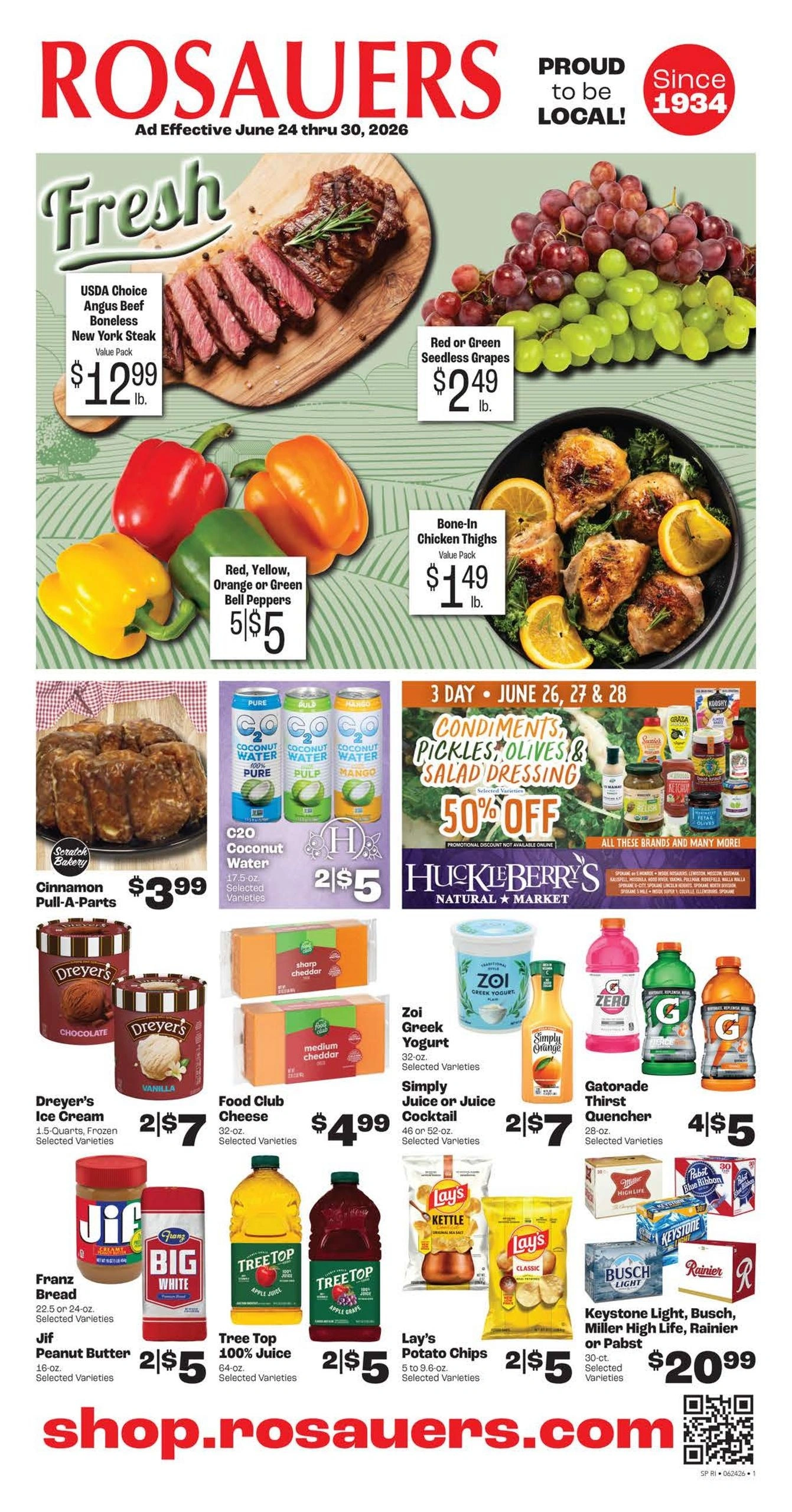 Rosauers flyer page 1