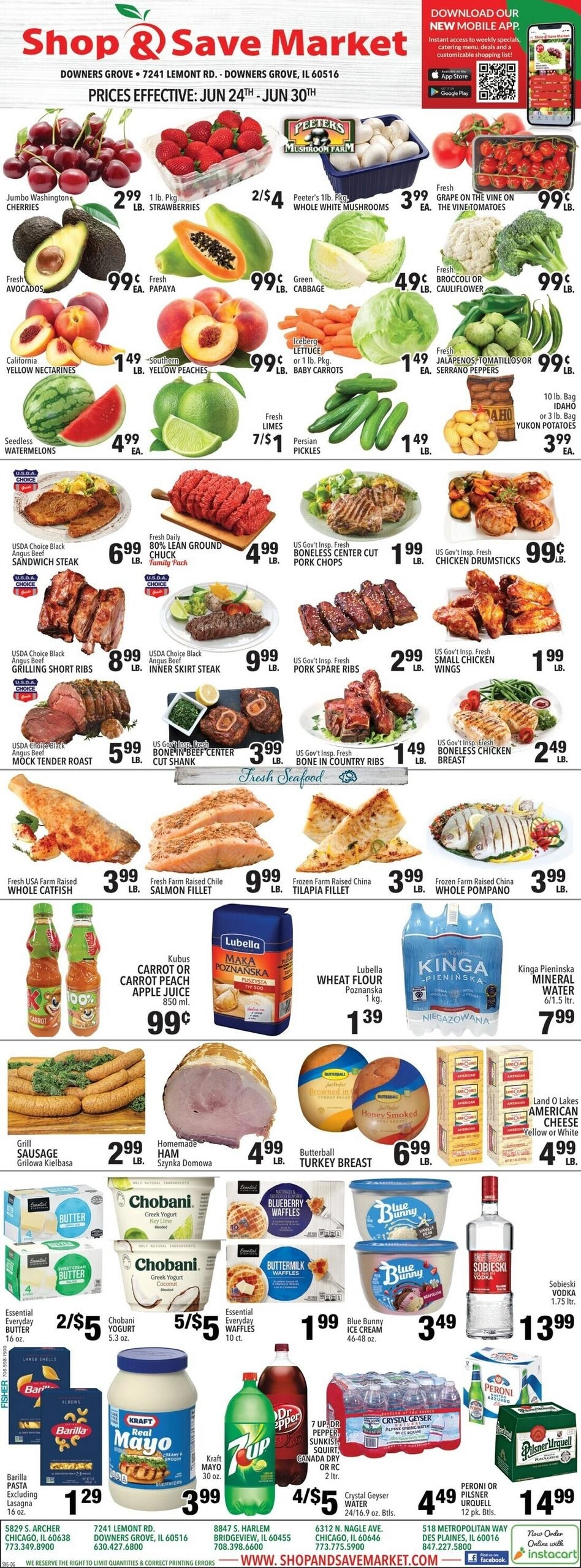 Shop And Save Market flyer page 1