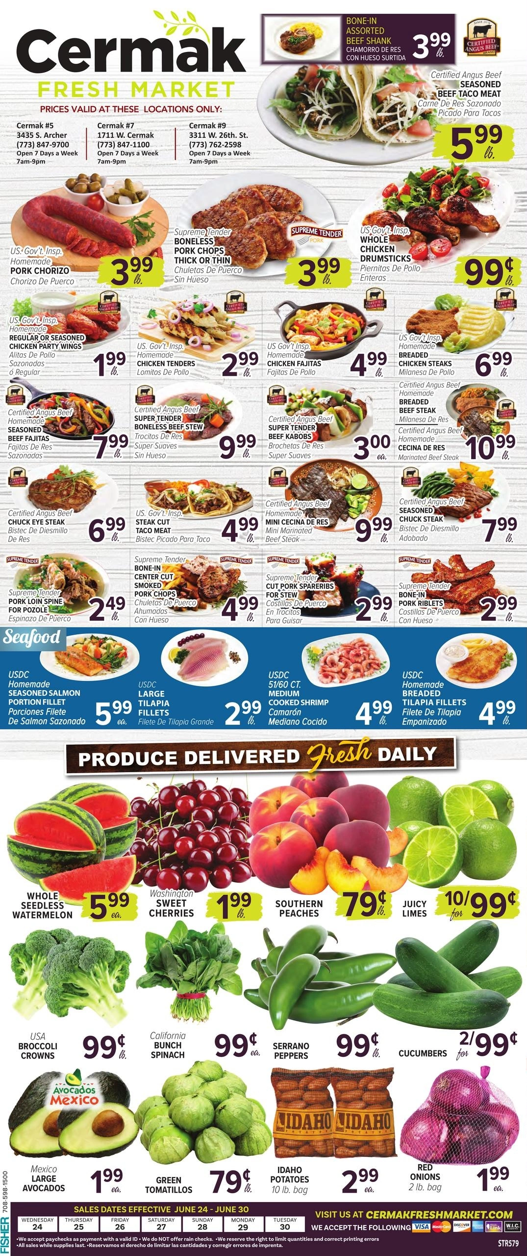 Cermak Fresh Market flyer page 1