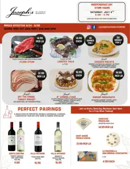 Joseph's Classic Market	 Indexed Weekly