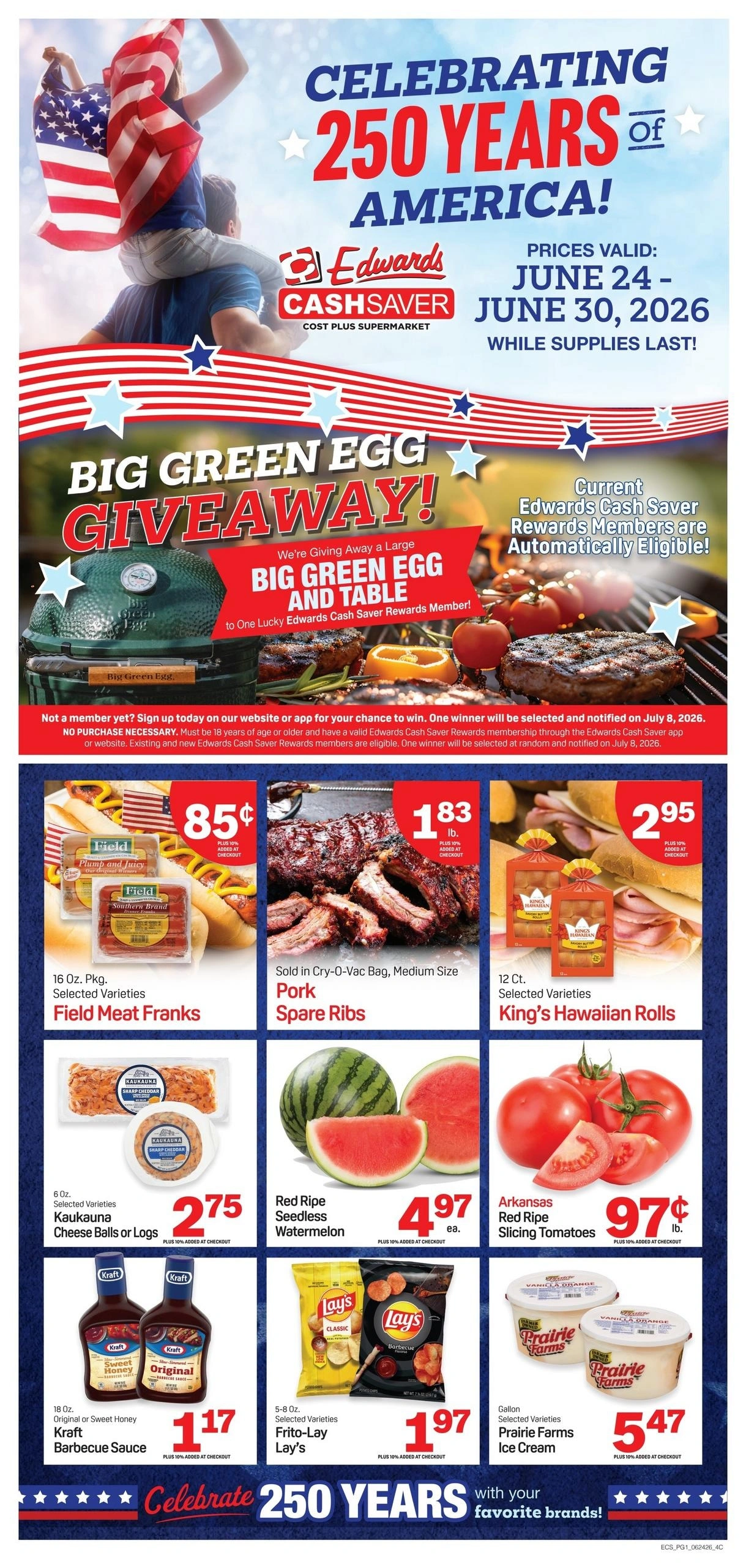 Edwards Cash Saver flyer page 1