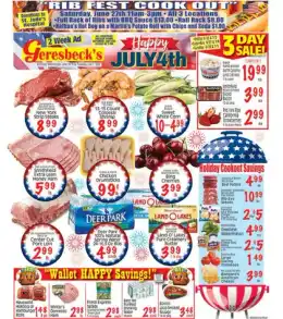 Geresbeck's Food Market Indexed Bi-Weekly