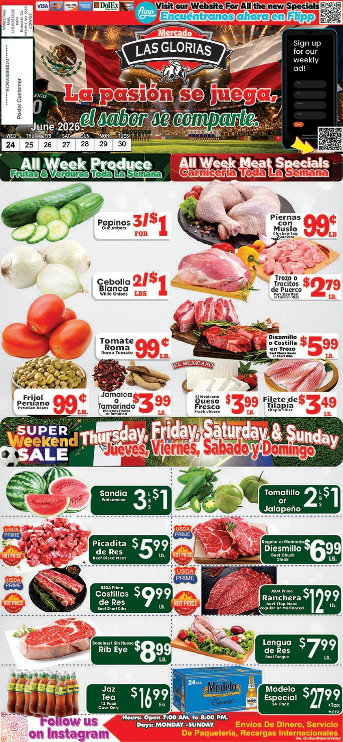 Mercado Las Glorias flyer page 1