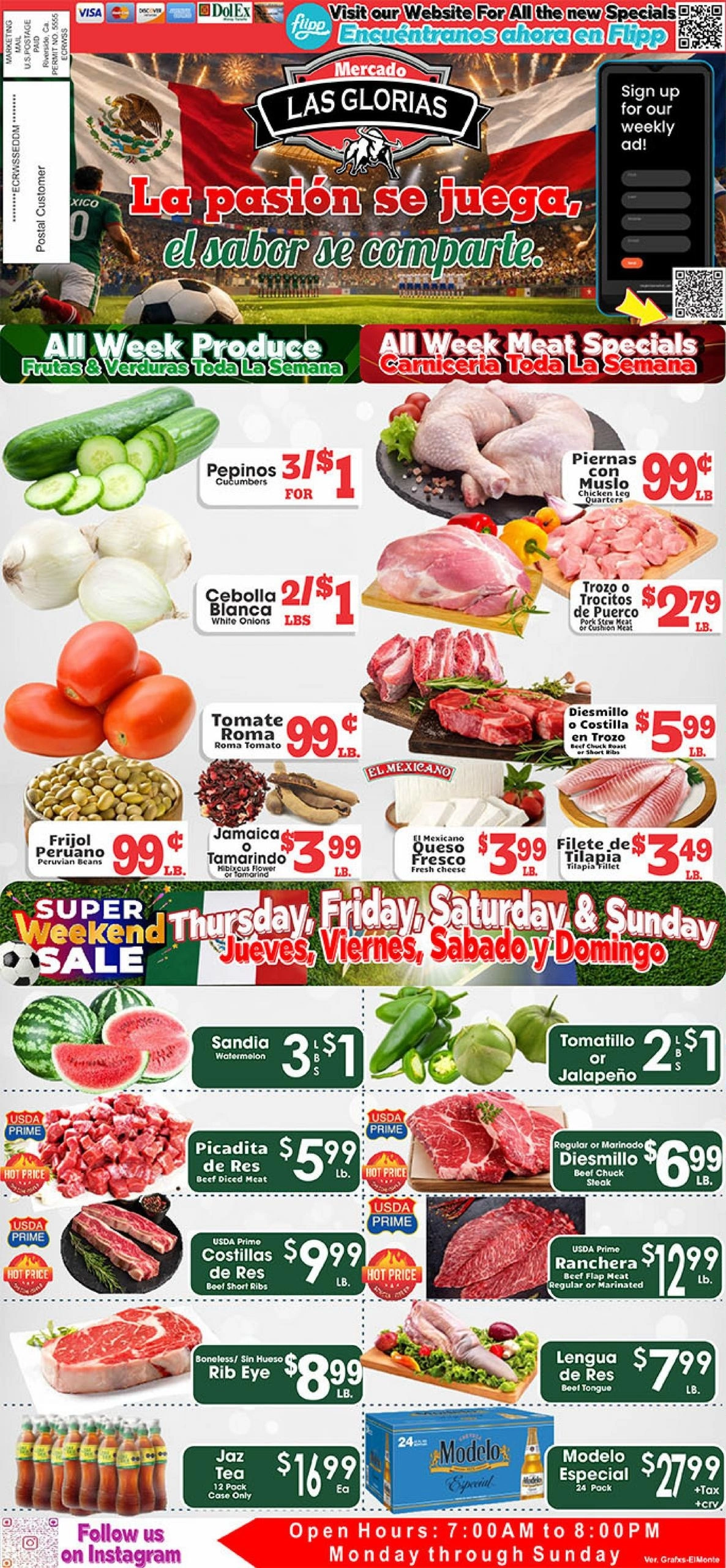 Mercado Las Glorias flyer page 1