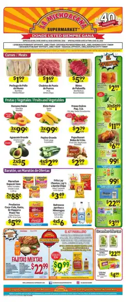 La Michoacana Supermarket Indexed Weekly