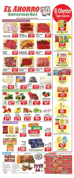 El Ahorro Supermarket Indexed Weekly