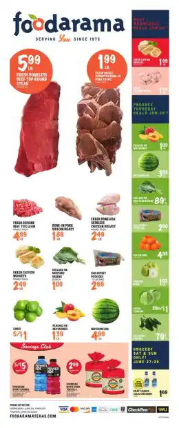 Foodarama Indexed Weekly