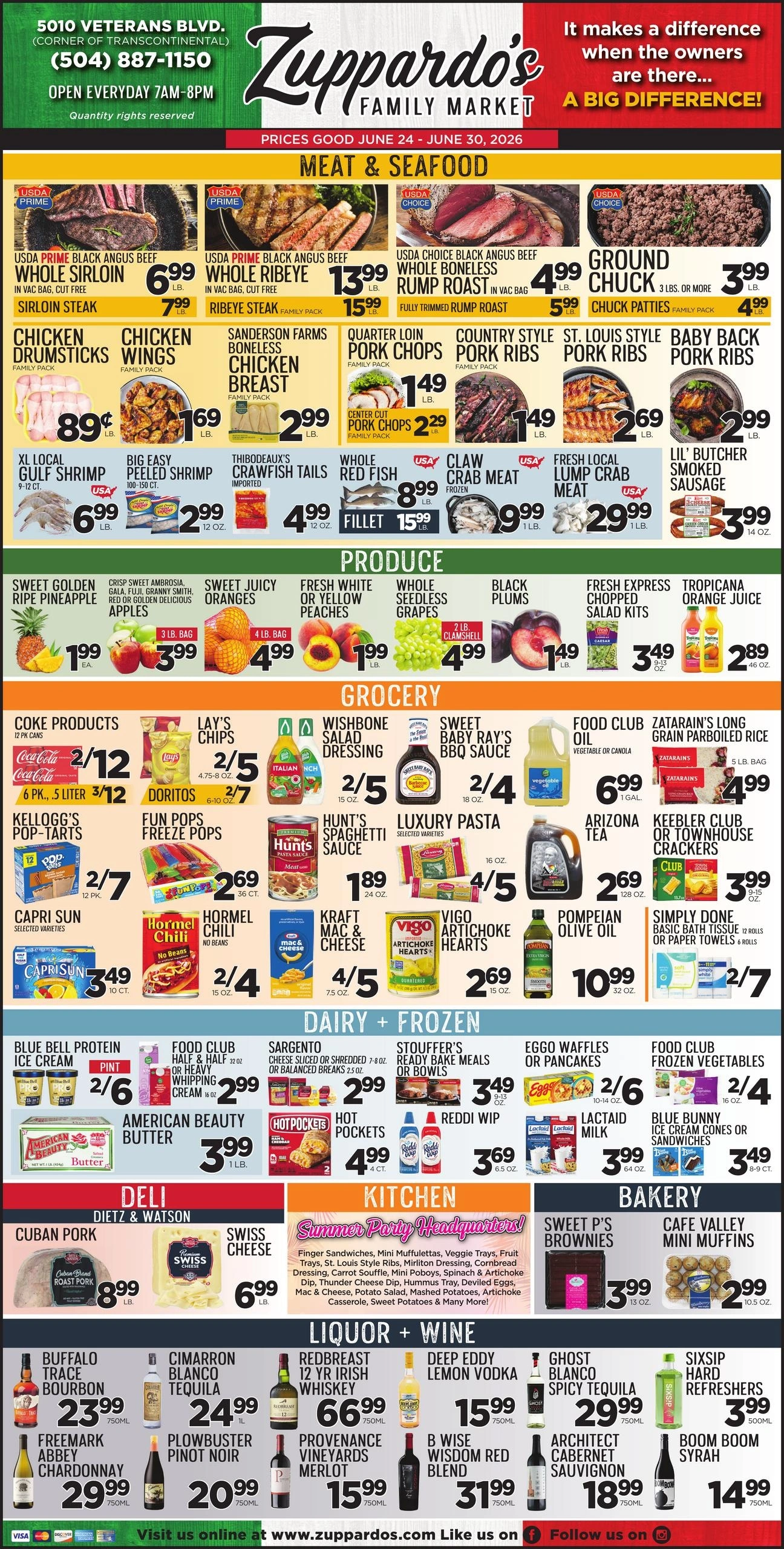 Zuppardo's flyer page 1