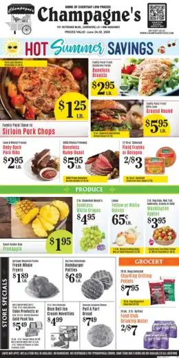 Champagne’s Market Indexed Weekly Ad