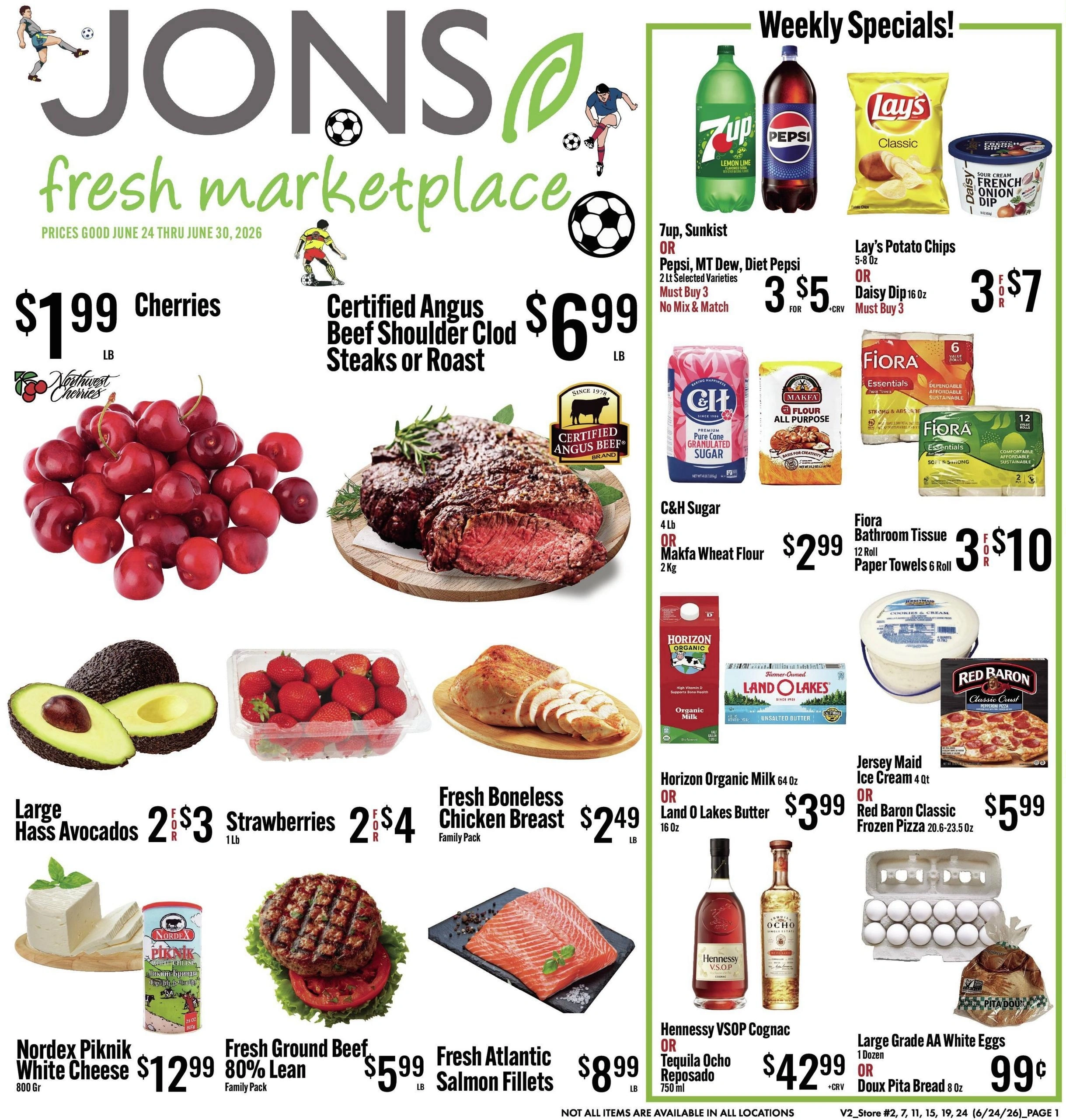 Jons International Marketplace	 flyer page 1