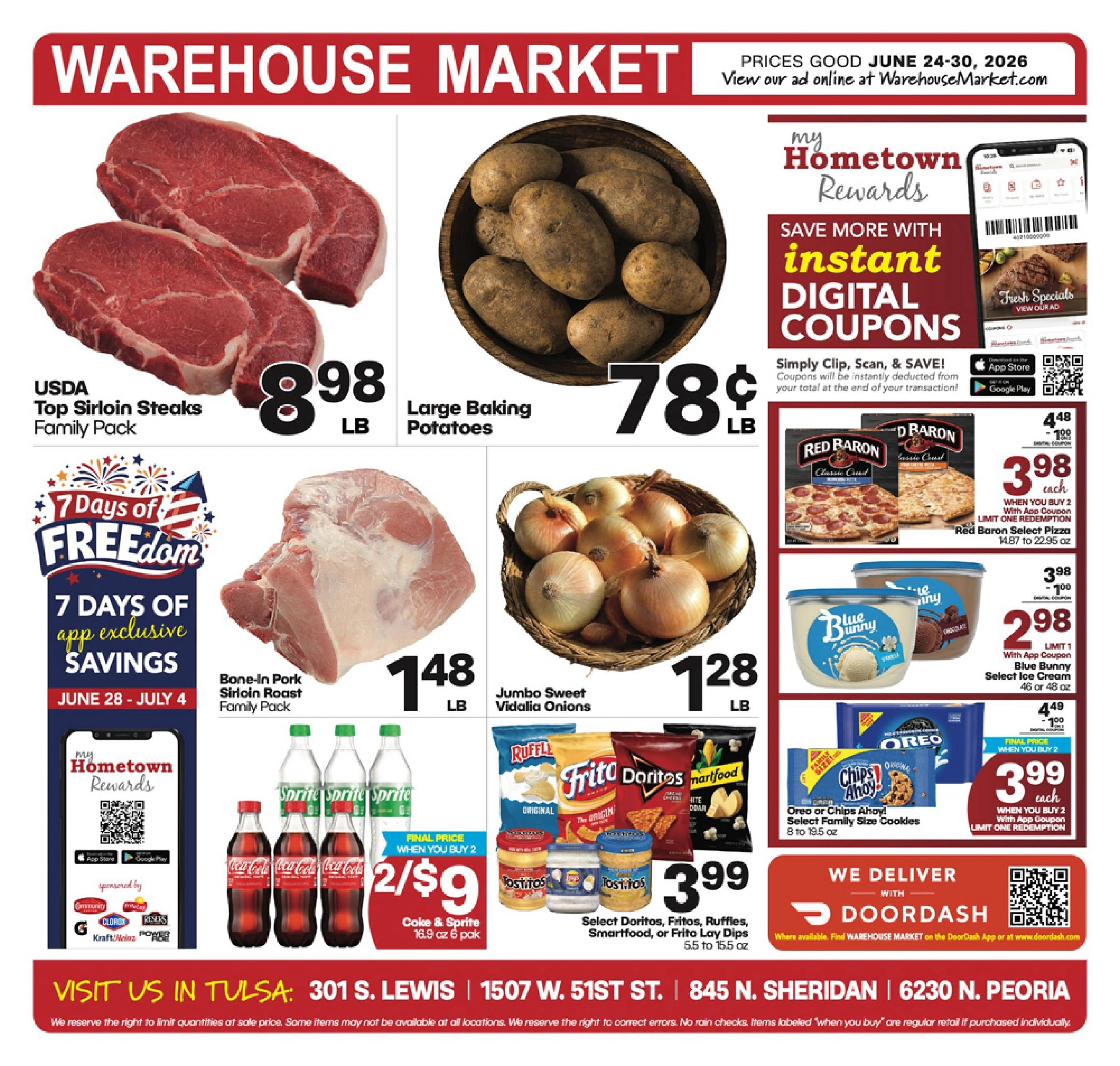 Warehouse Market flyer page 1
