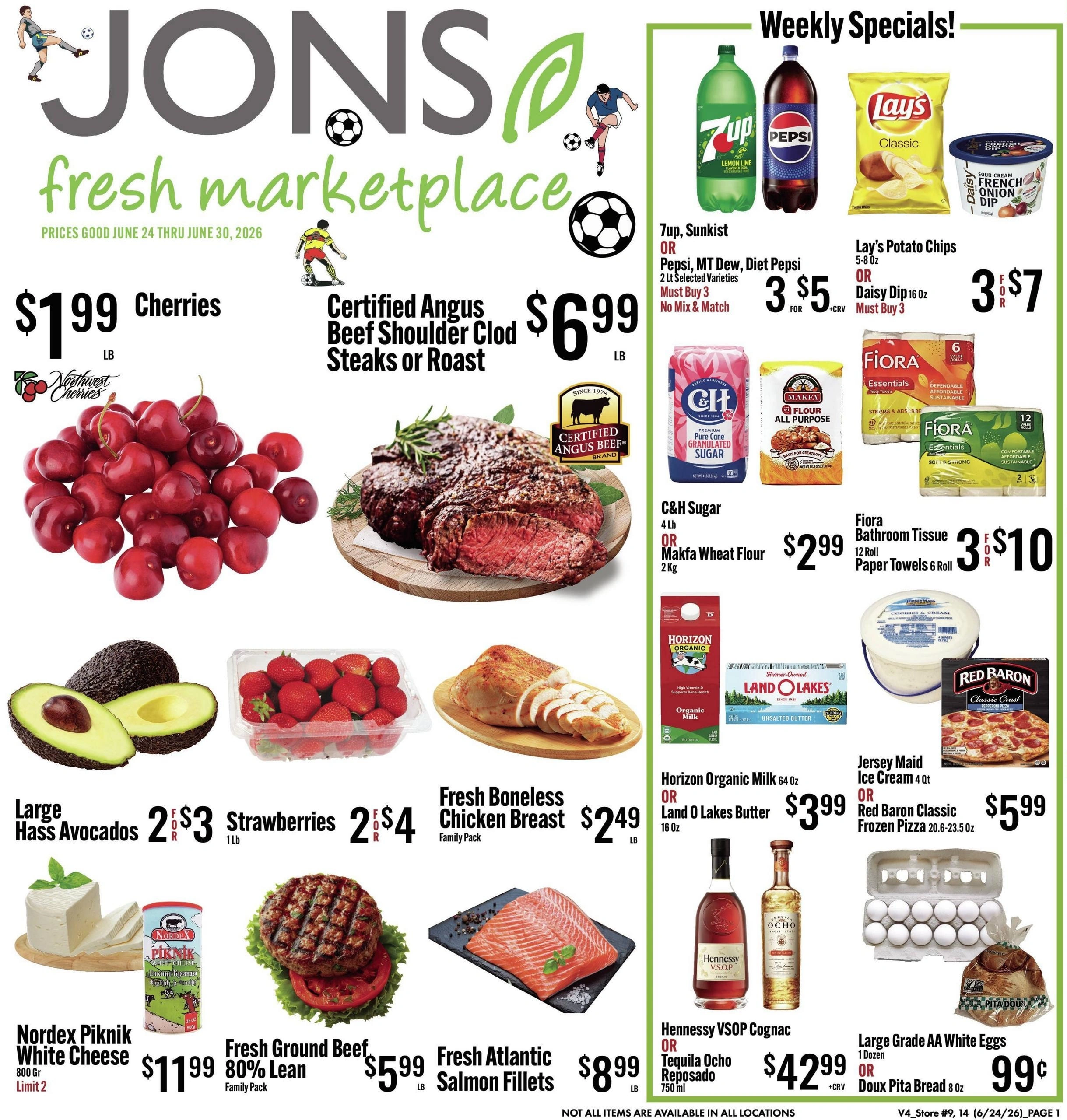 Jons International Marketplace	 flyer page 1