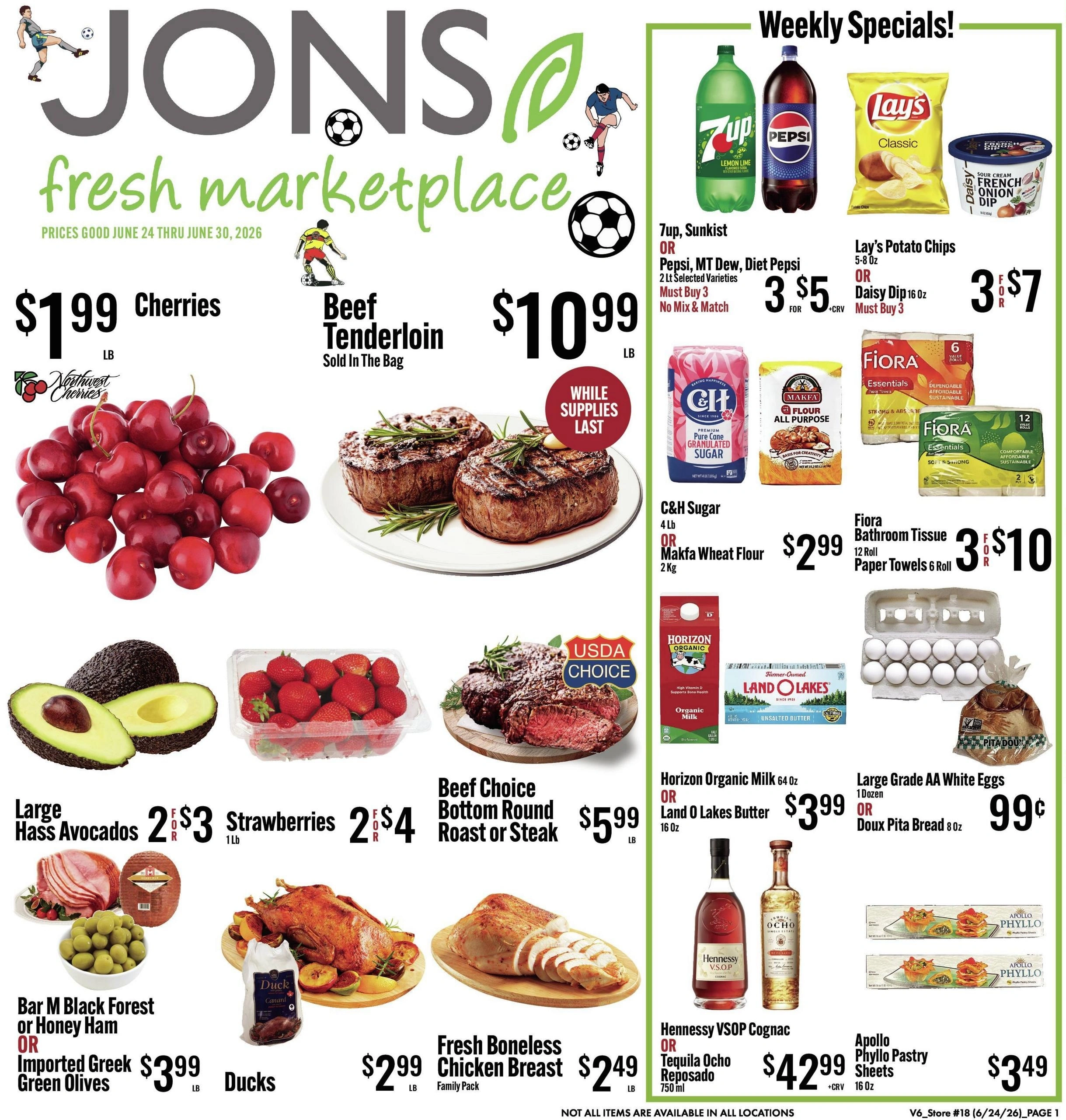 Jons International Marketplace	 flyer page 1
