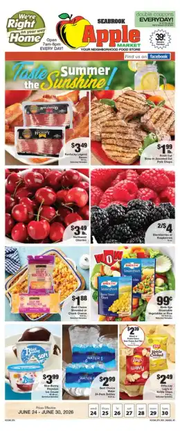 Seabrook Apple Market Indexed Weekly