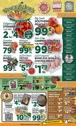 Vince And Joes Gourmet Market Indexed Weekly