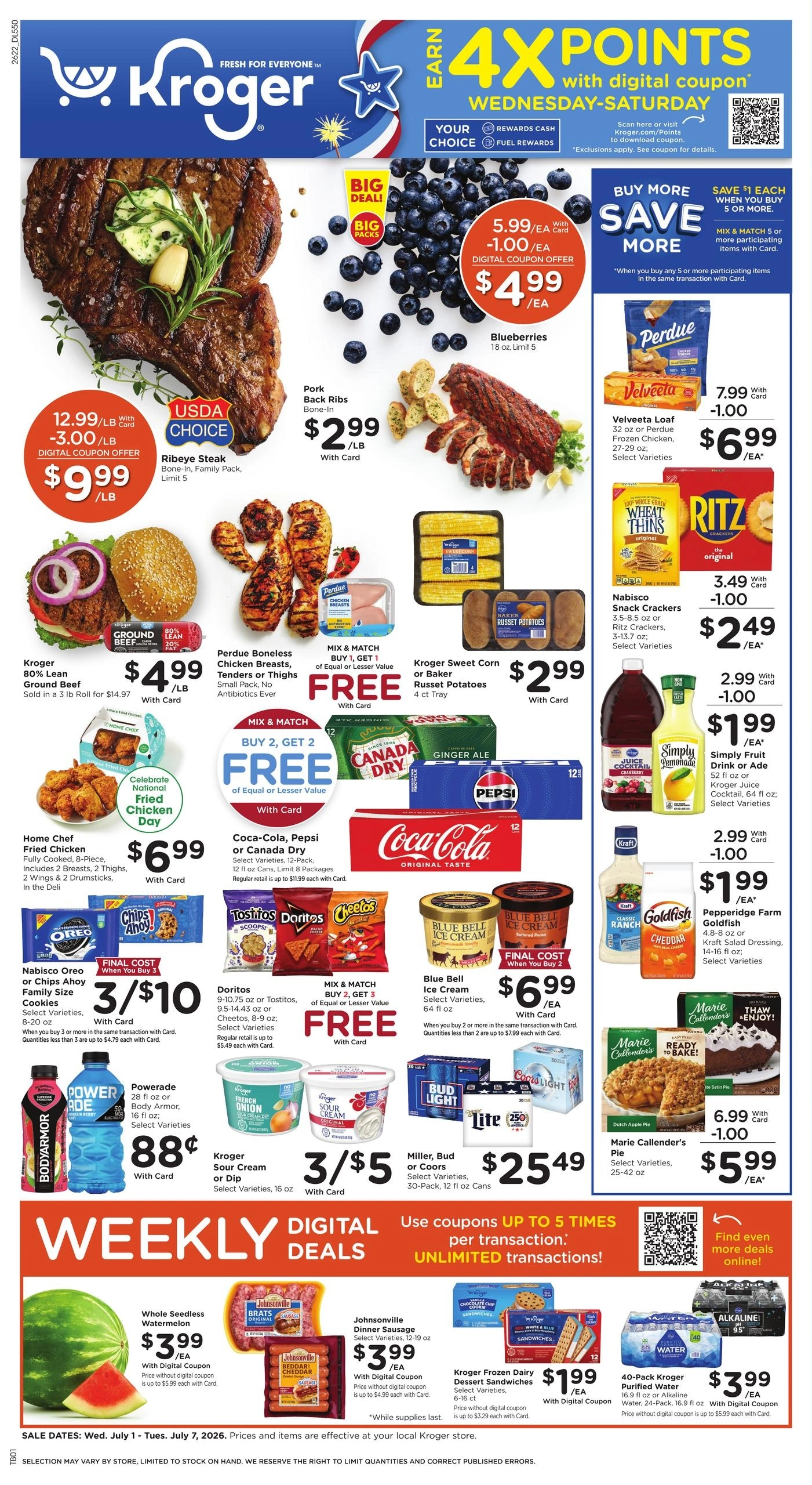 Kroger flyer page 1