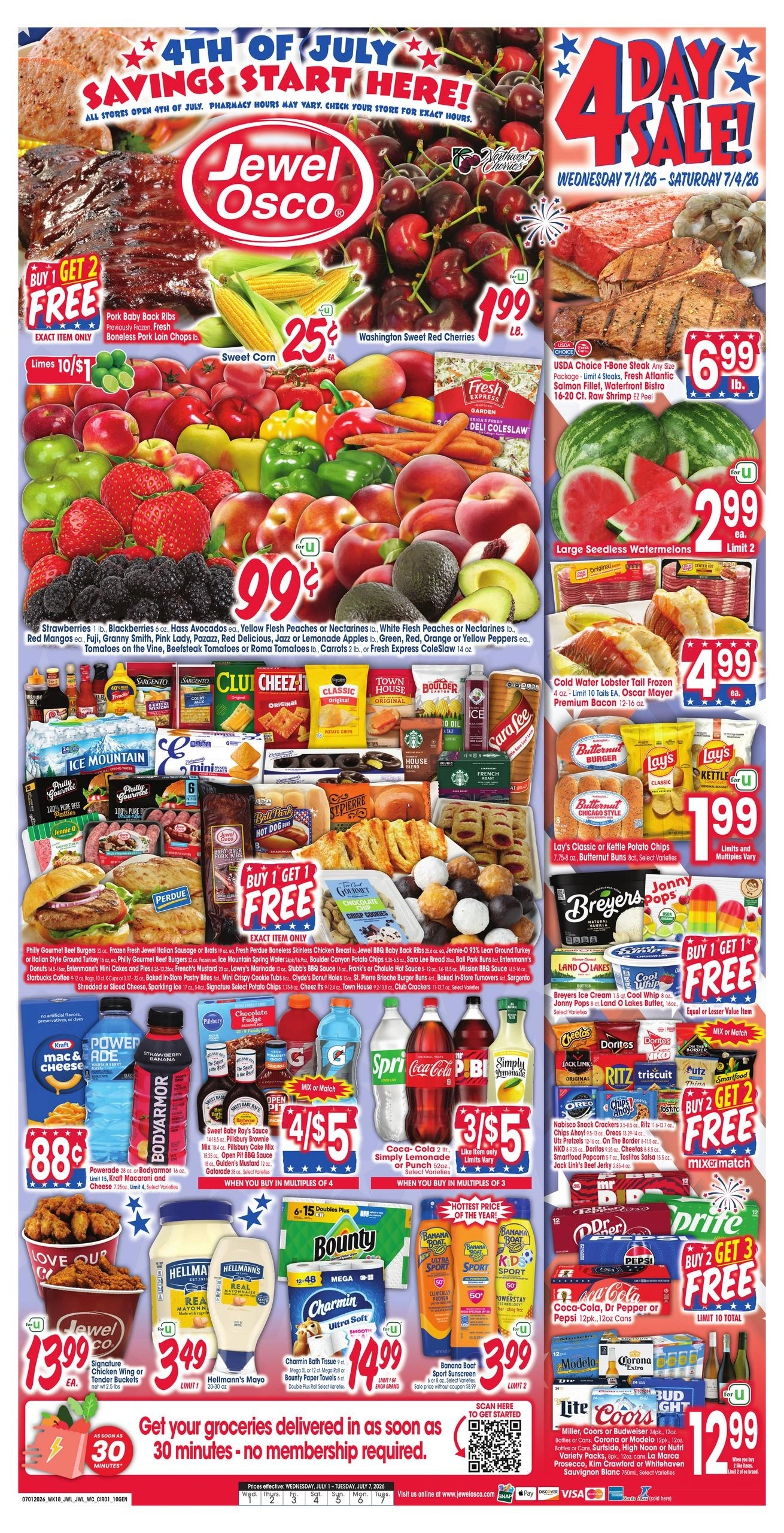 Jewel-Osco flyer page 1