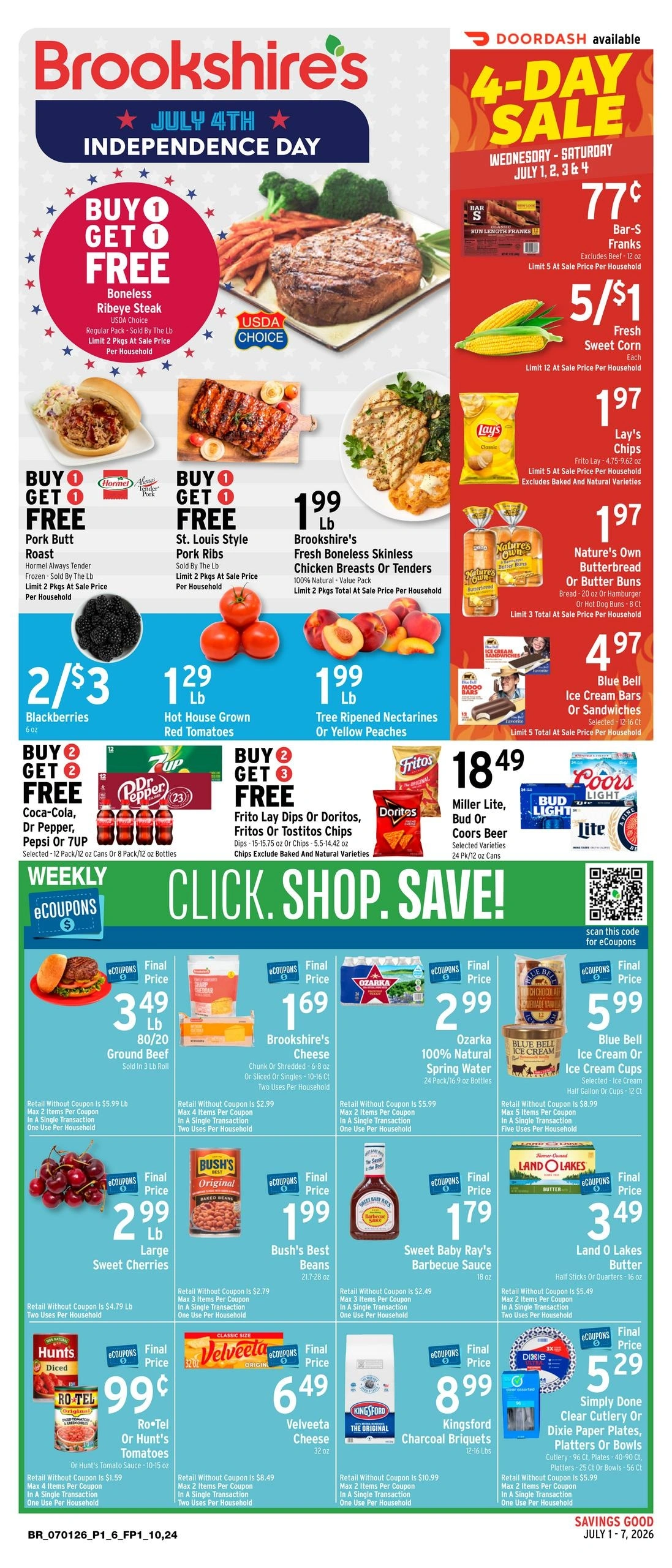 Brookshire's flyer page 1