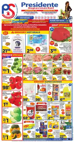 Presidente Supermarkets Indexed Weekly