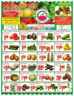 Fruteria La Hacienda Market Indexed Bi-Weekly