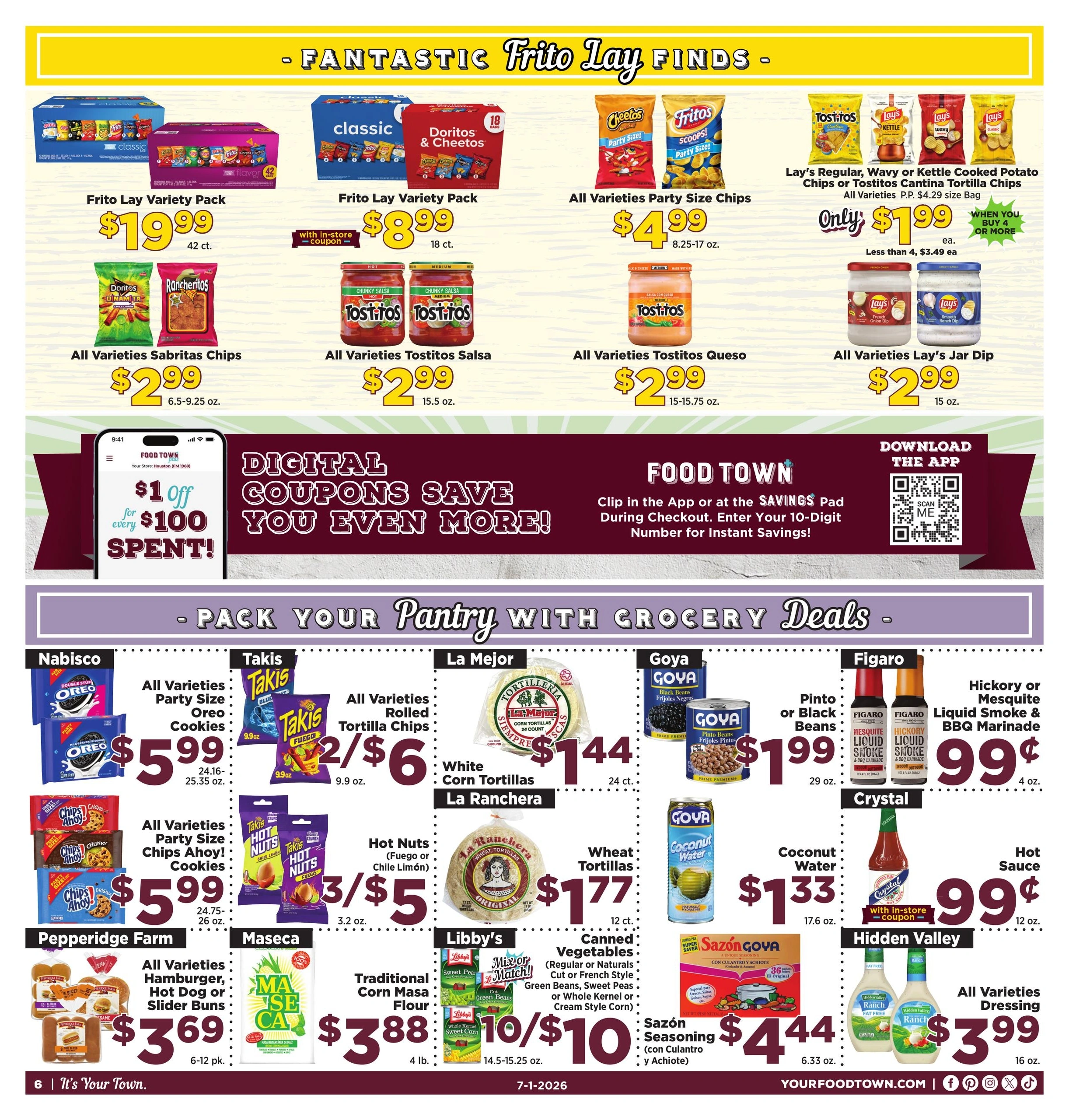 Food Town Texas flyer page 6