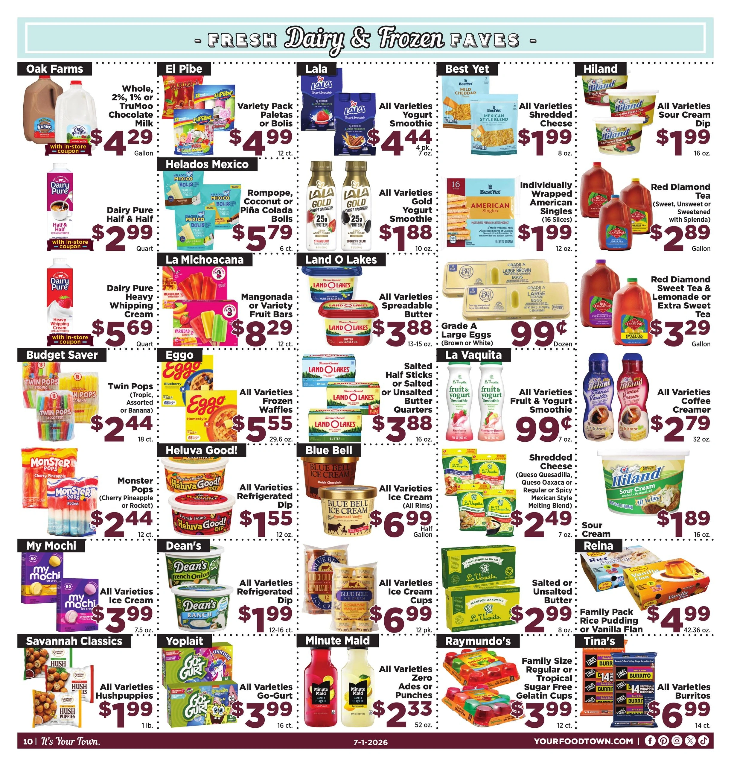 Food Town Texas flyer page 10