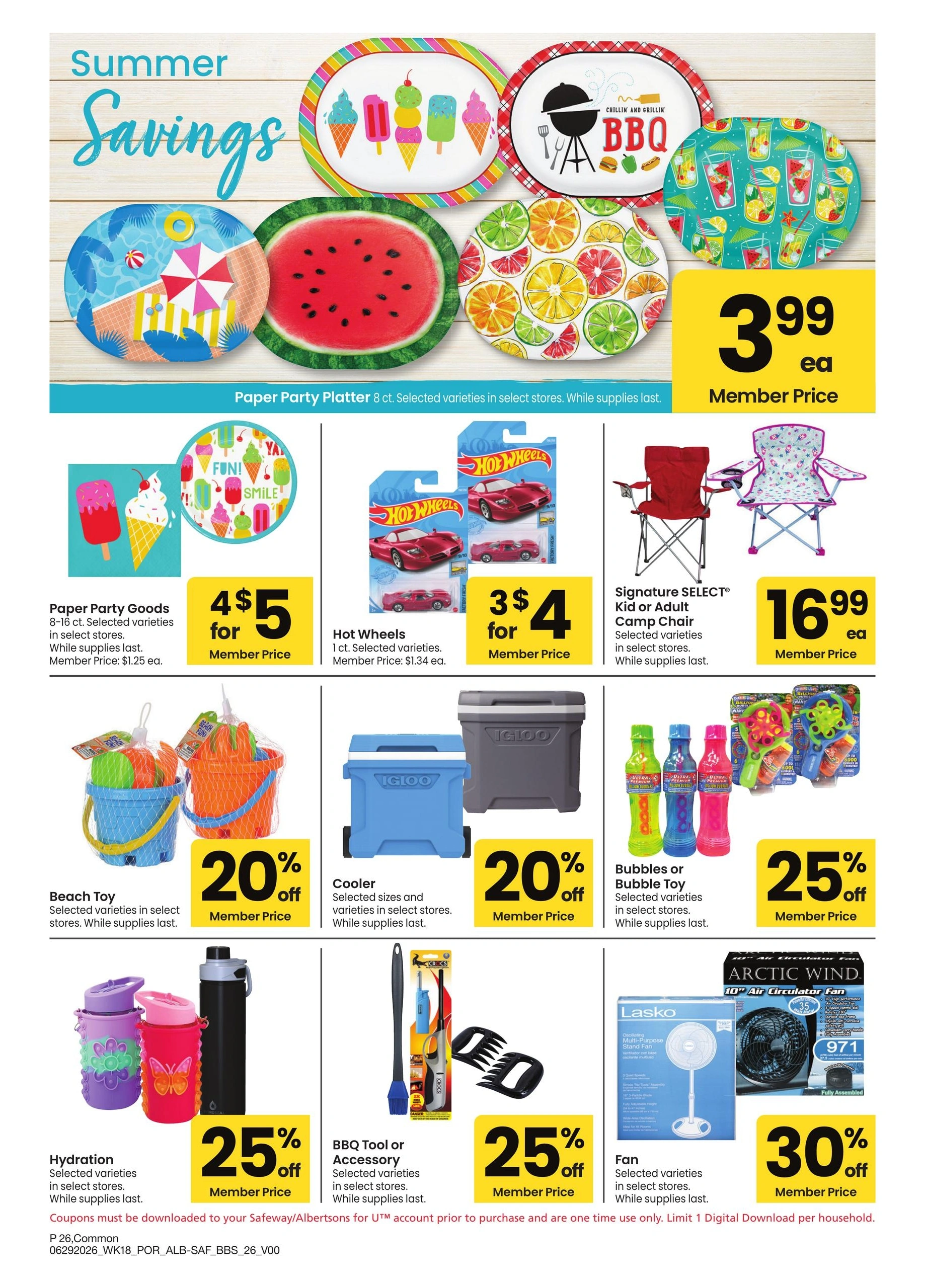 Albertsons flyer page 26