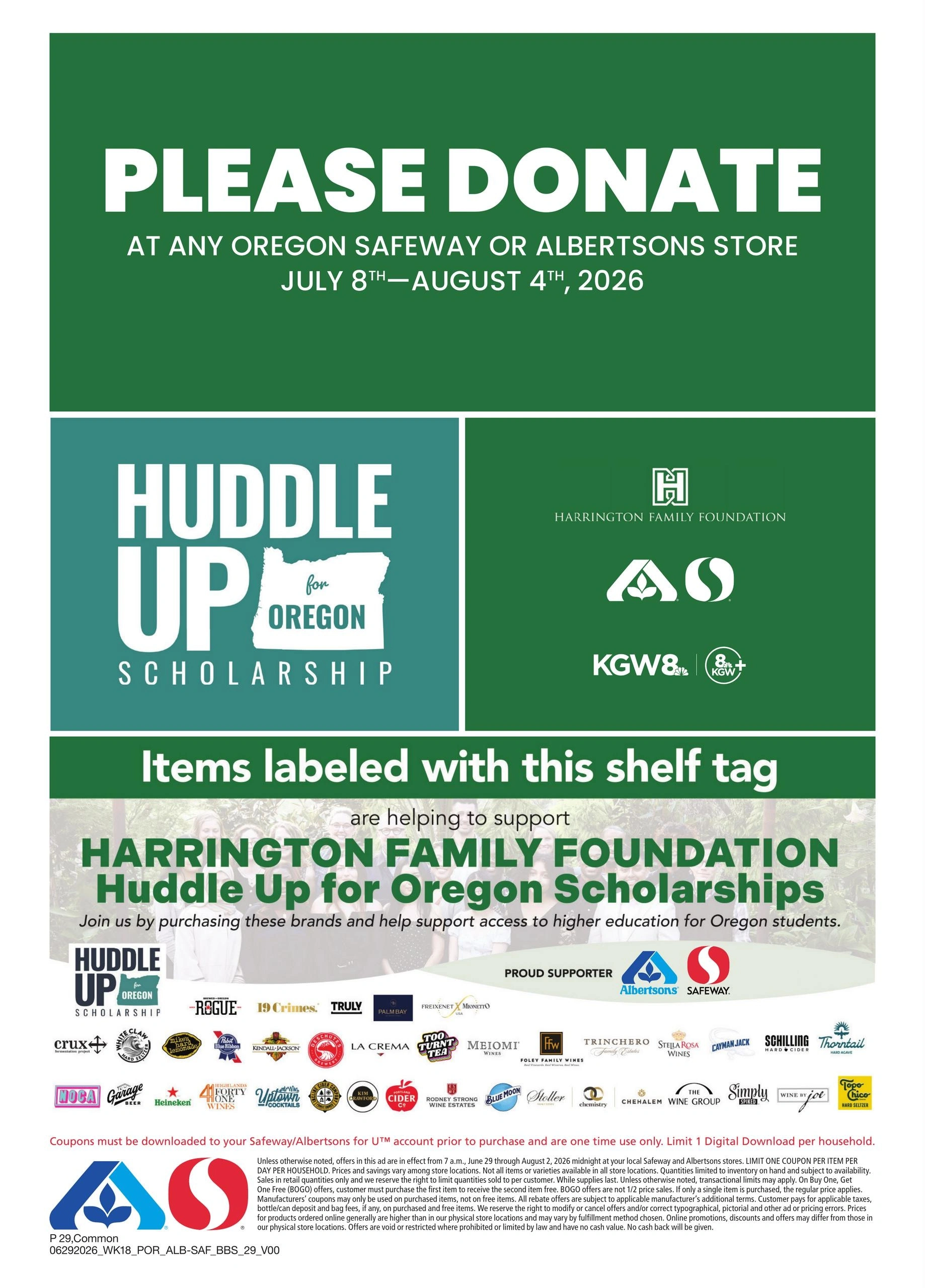 Safeway flyer page 29