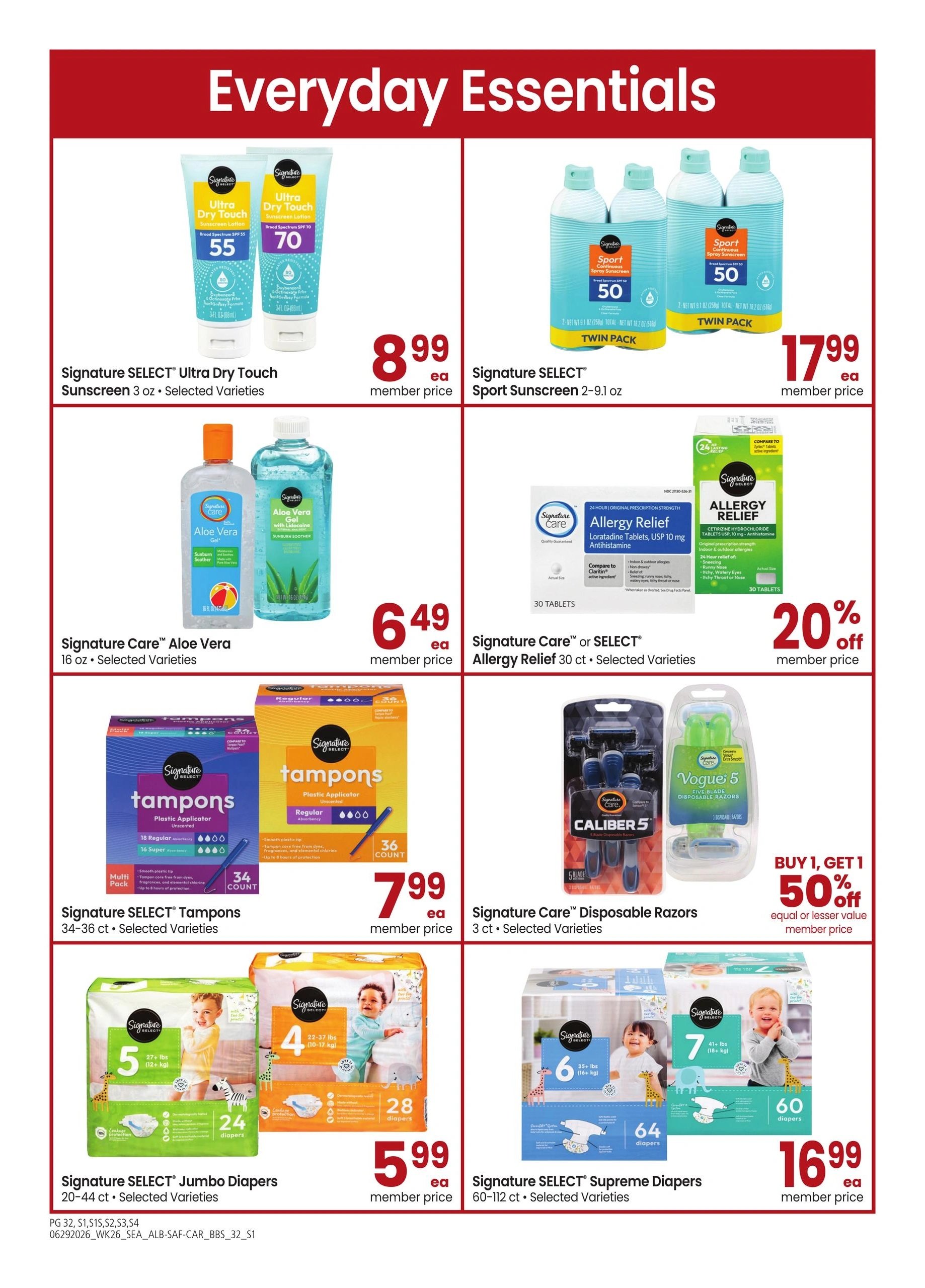 Safeway flyer page 32