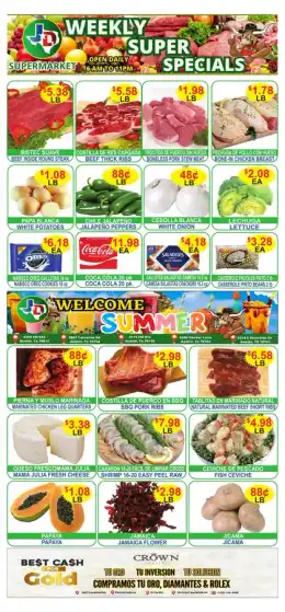 JD's Supermarket Indexed Weekly