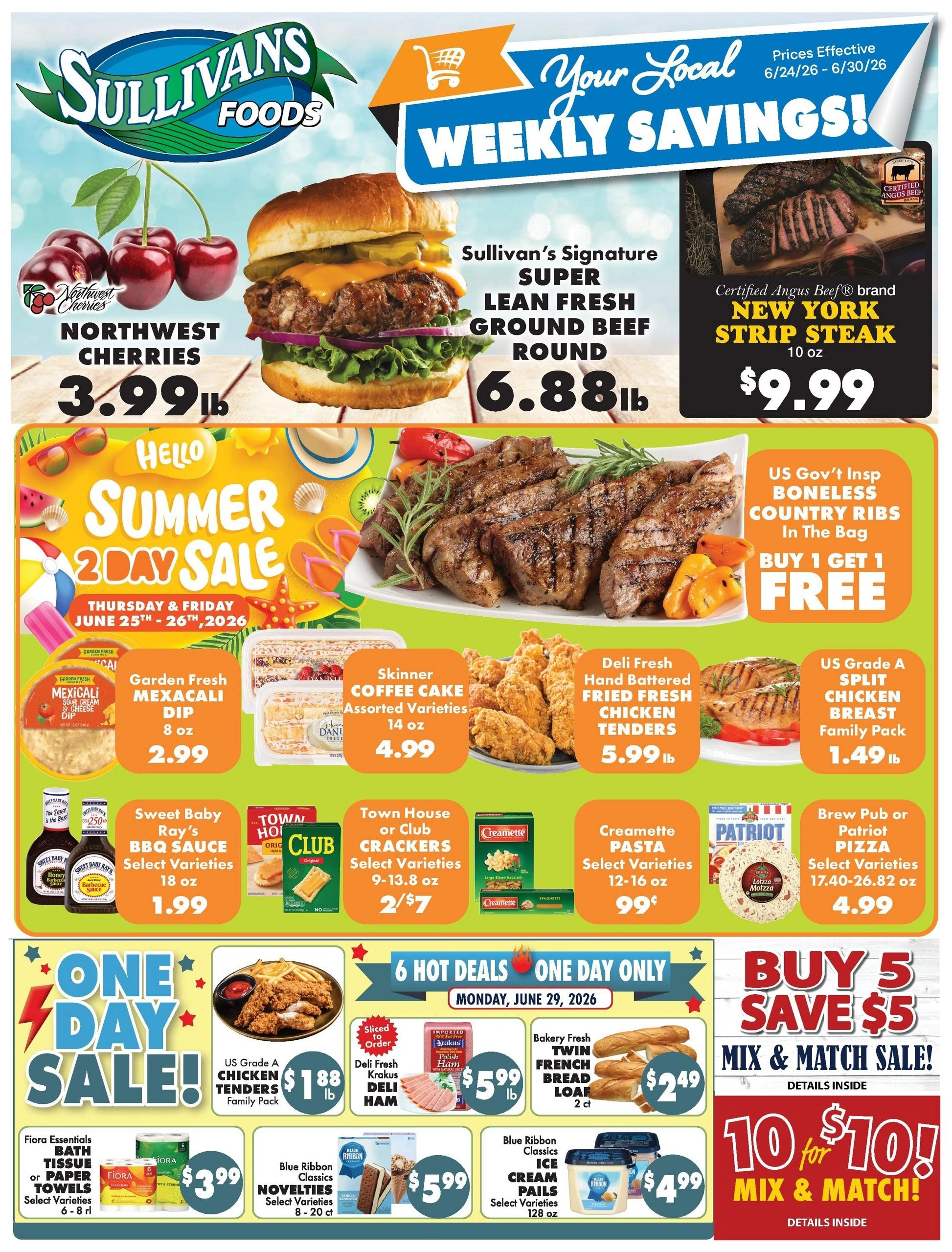 Sullivan's Foods flyer page 1