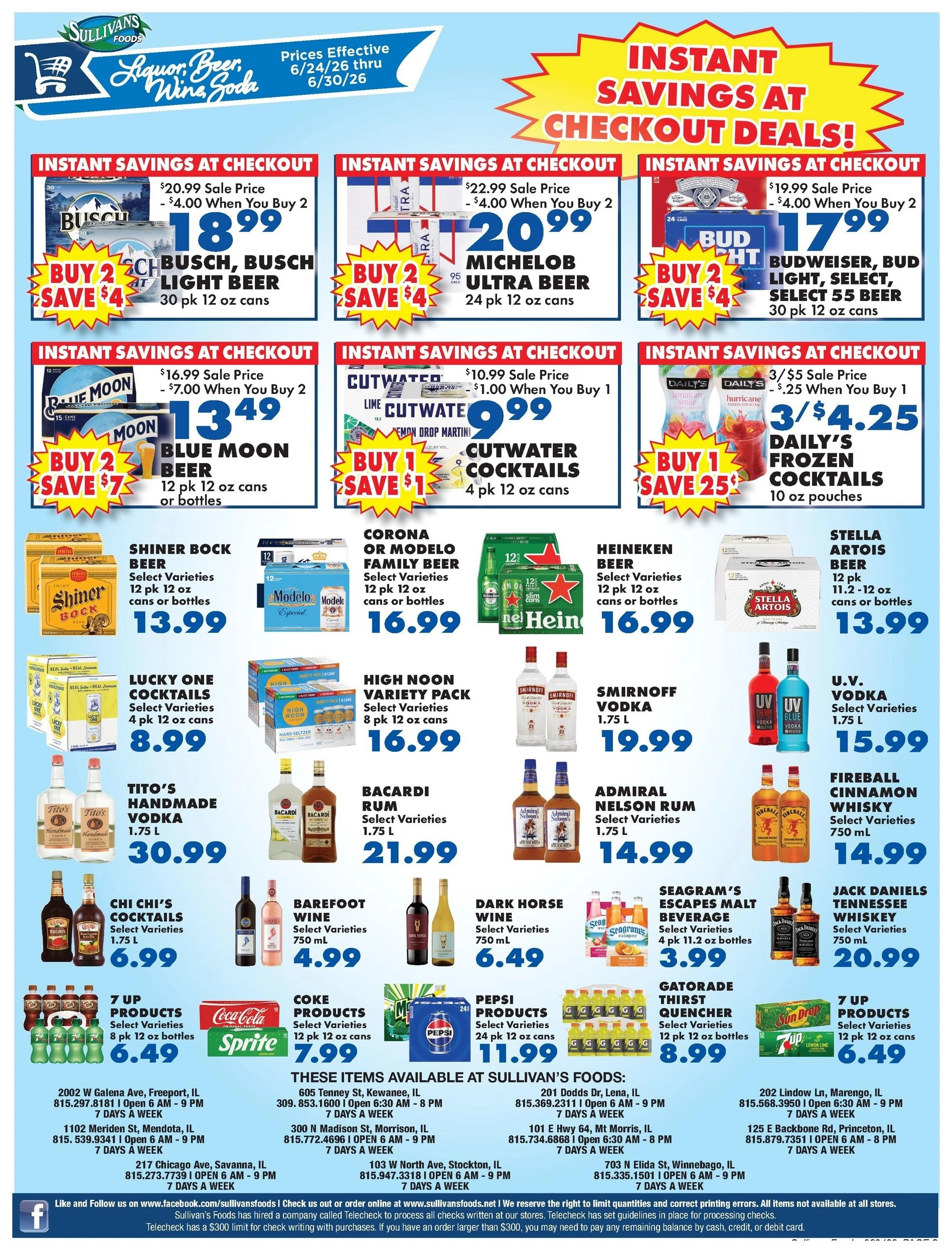 Sullivan's Foods flyer page 8