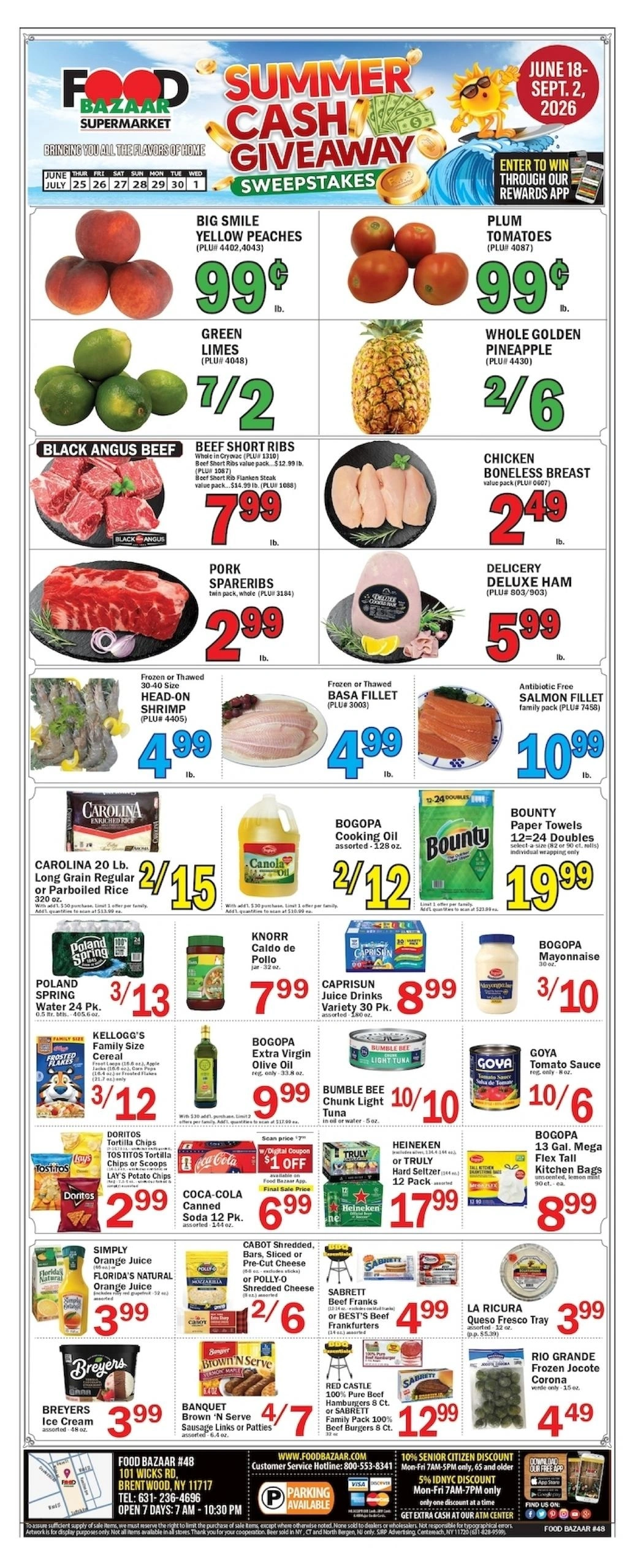 Food Bazaar Supermarket flyer page 1