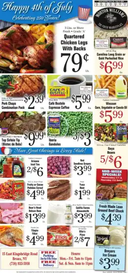 Morton Williams Supermarket Indexed Weekly