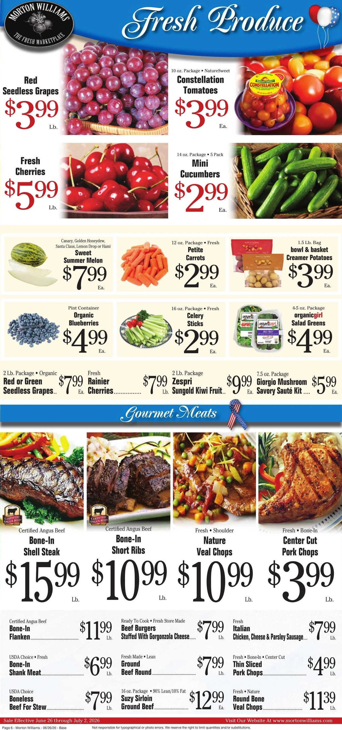 Morton Williams Supermarket flyer page 6