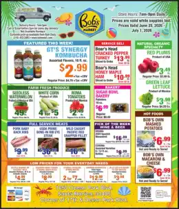 Bob's Market	 Indexed Weekly