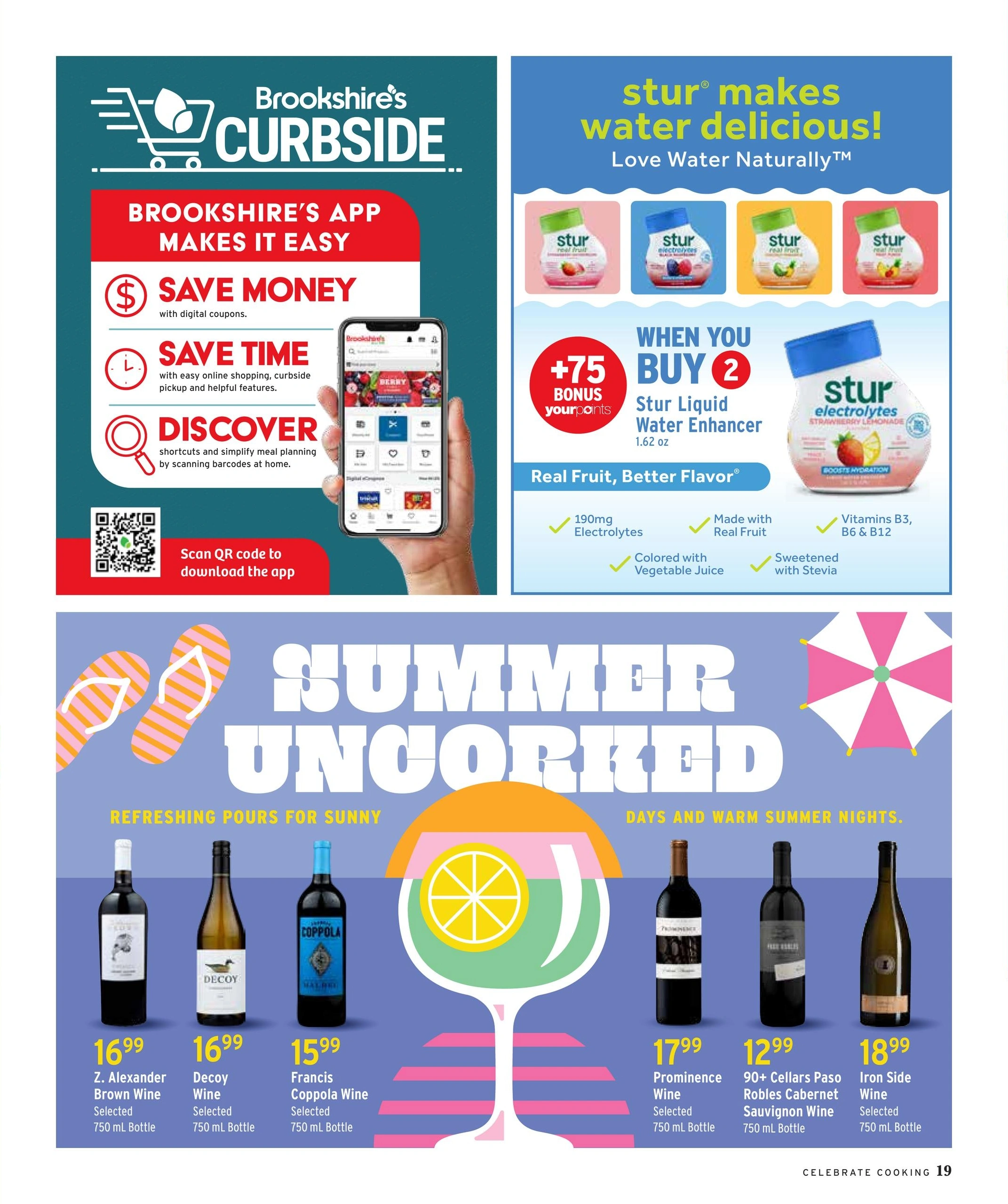 Brookshire's flyer page 19