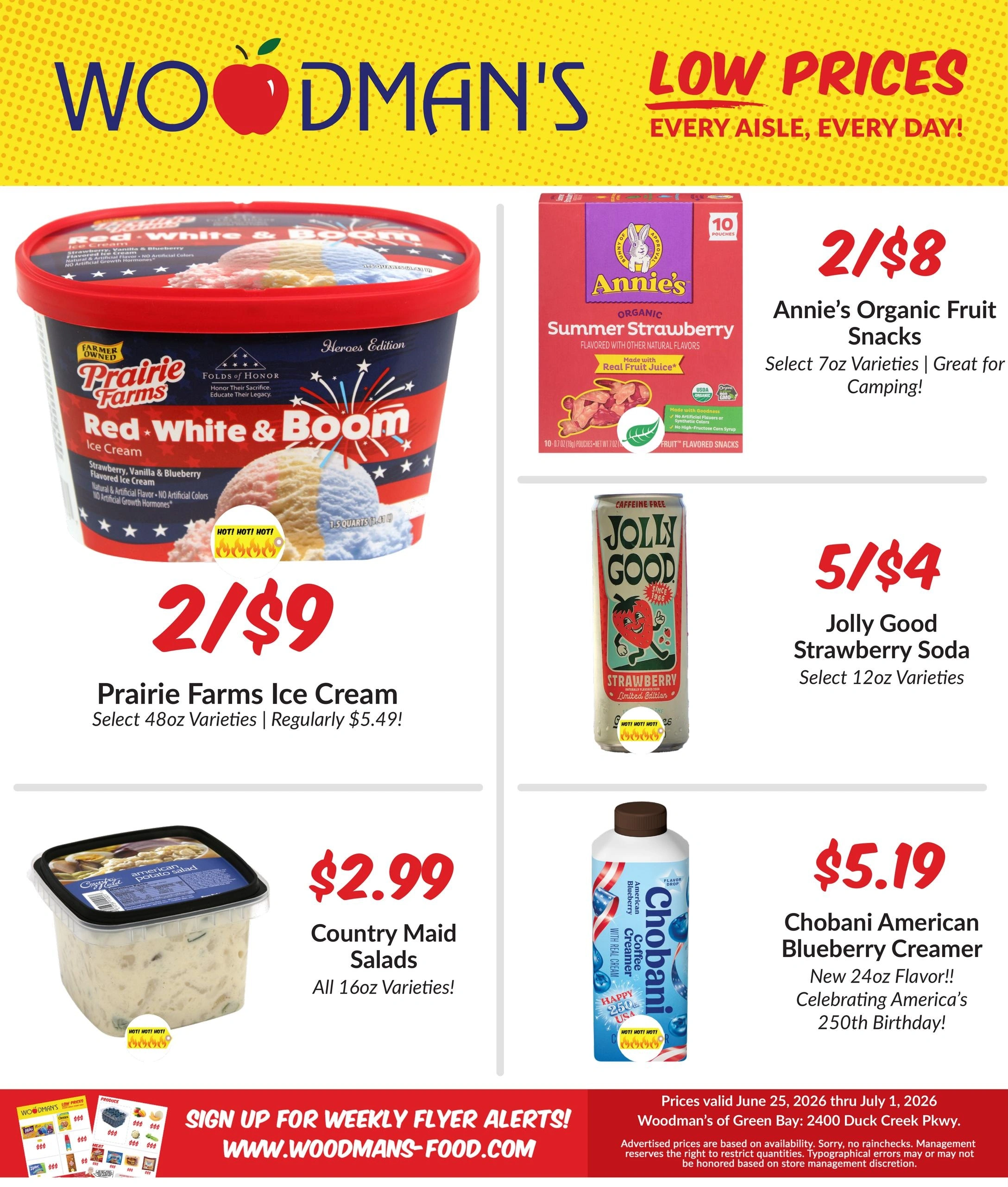 Woodman's Food Market flyer page 1