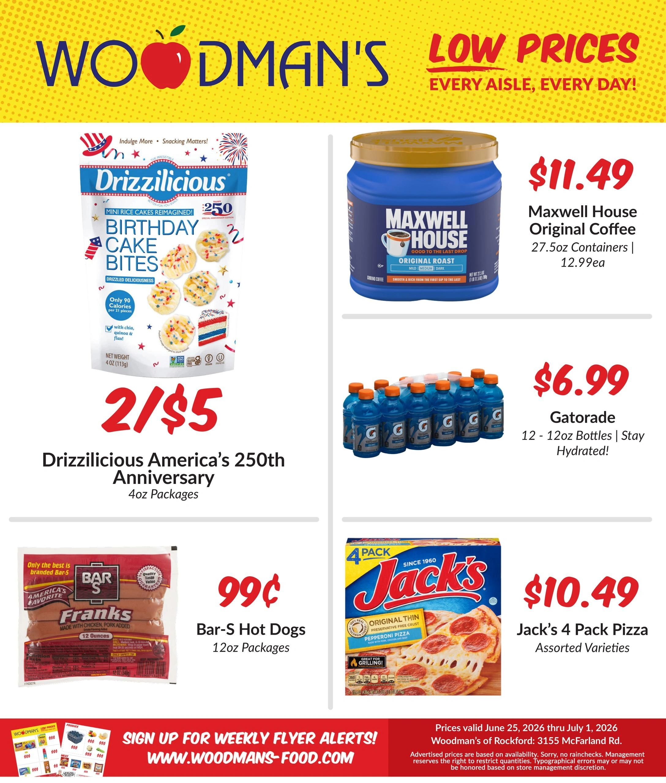Woodman's Food Market flyer page 1